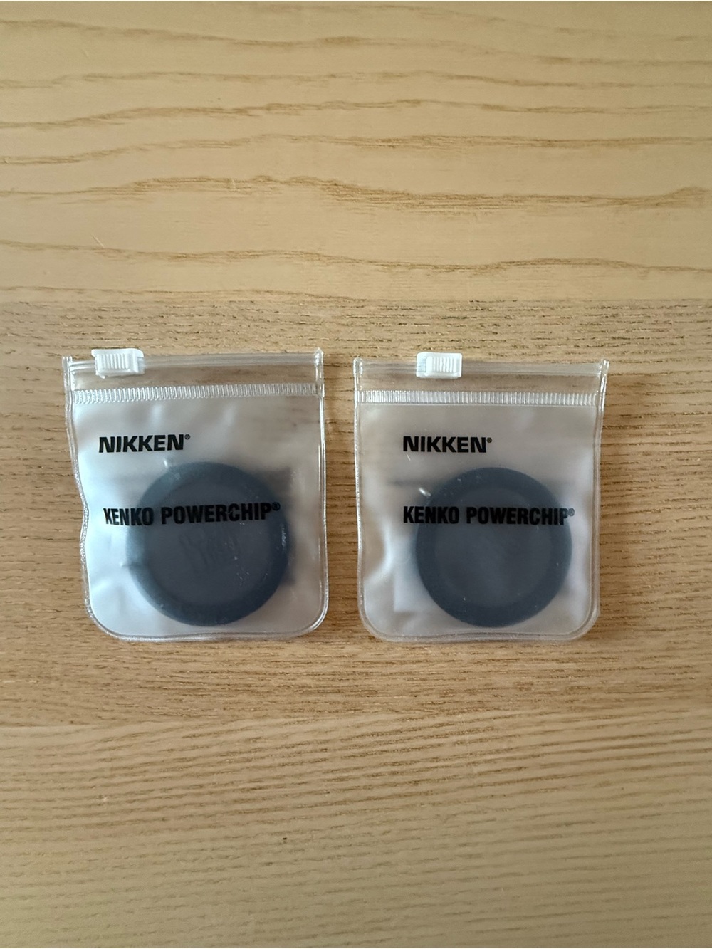 Nikken Kenko PowerChip Pair in Black